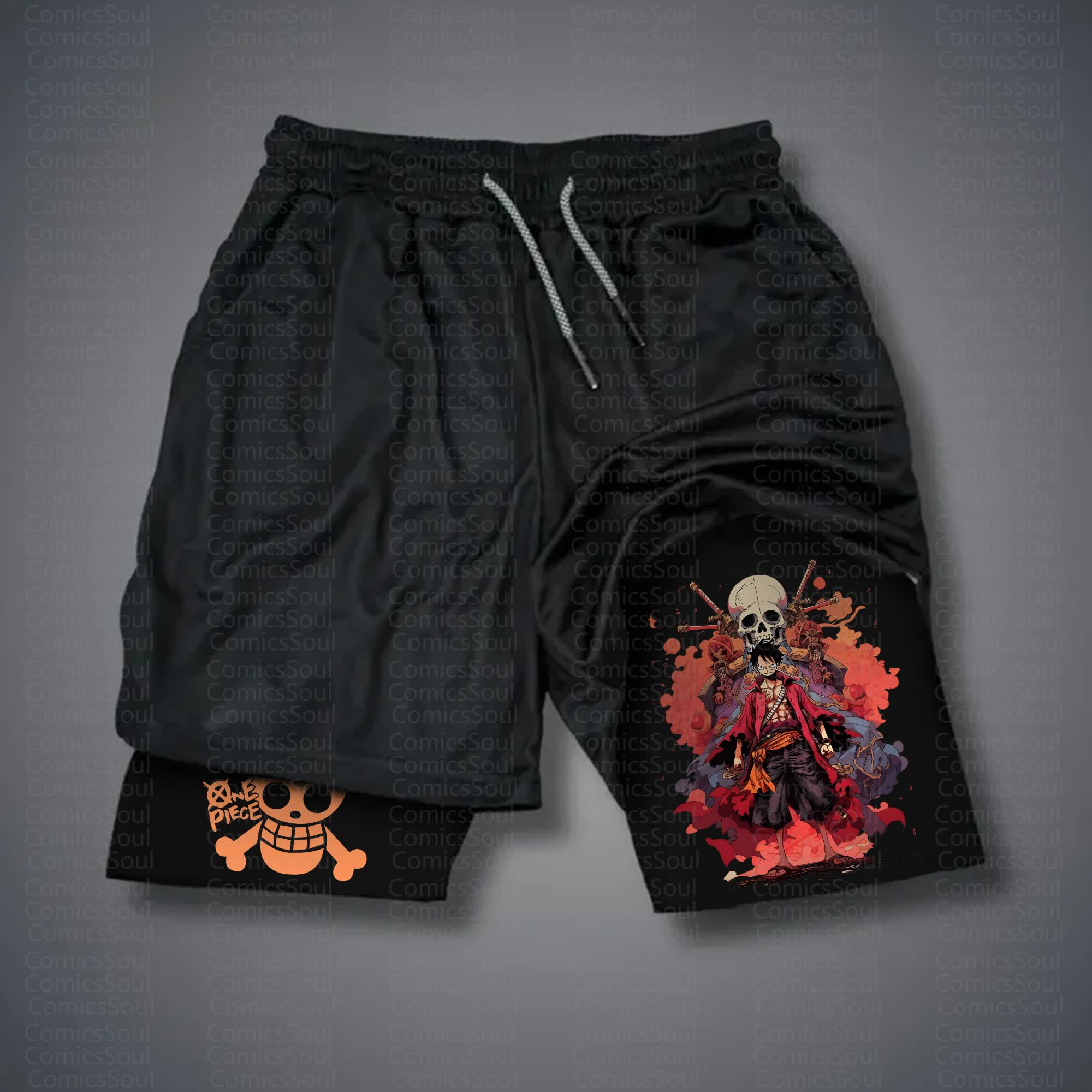 Unisex Casual Anime Streetwear Shorts 丨Comicssoul