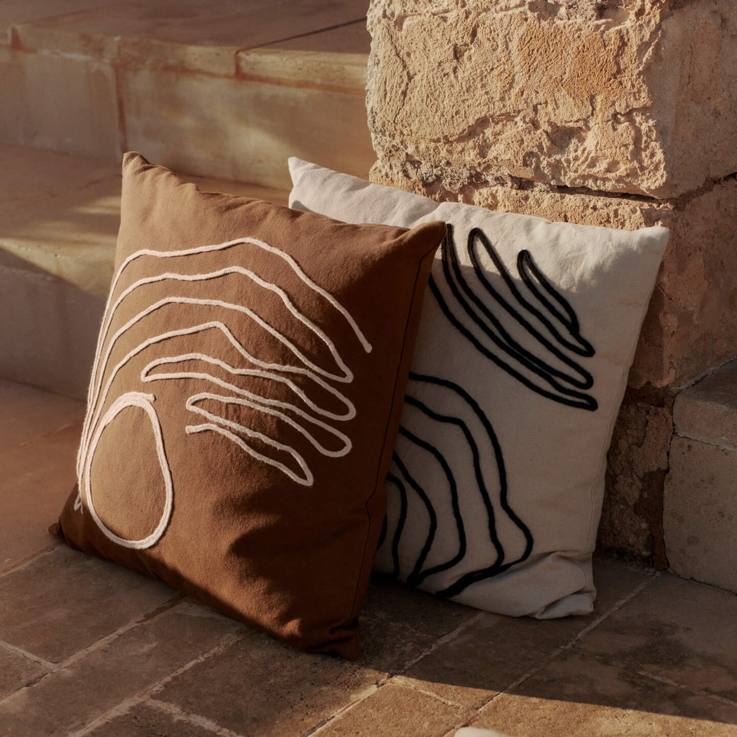 Ferm Living Jot Sierkussen - Natural