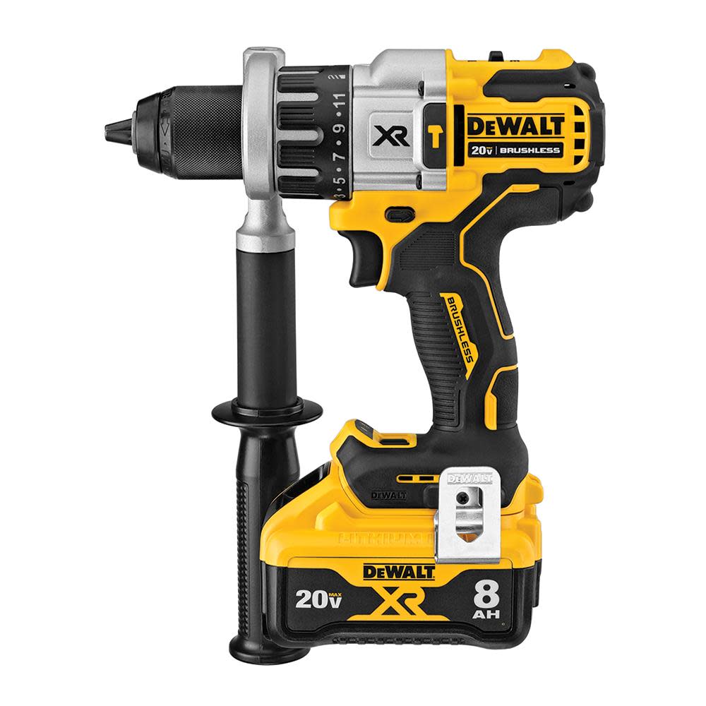 DEWALT 20V MAX XR POWER DETECT 1/2 In Brushless Hammer Drill/Driver Kit - DCD998W1 DEWALT 20V MAX XR POWER DETECT 1/2 In Brushless Hammer Drill/Driver Kit - DCD998W1