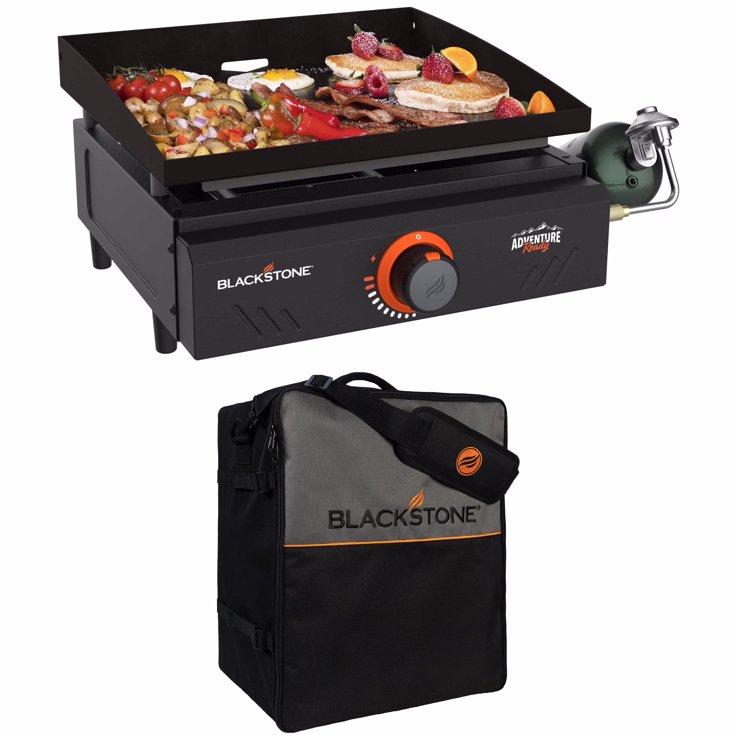 Blackstone Adventure Ready Single Burner 17- Tabletop Griddle with Non Slip Feet - Image 4
