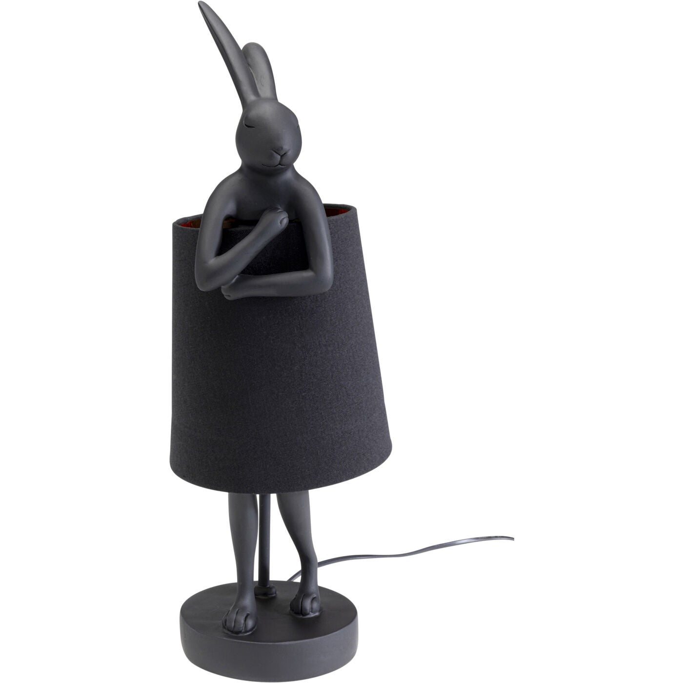 Tafellamp Animal konijn 50cm zwart Kare Design