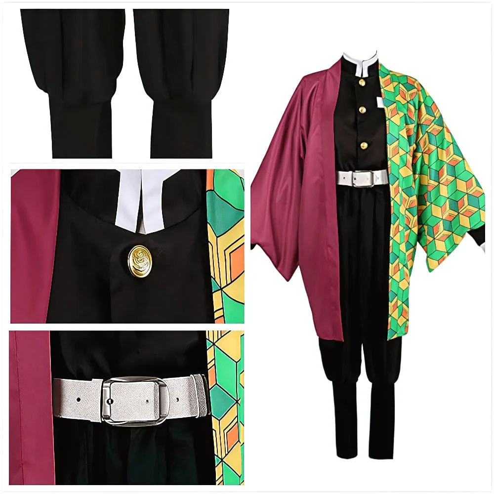 Halloween Costumes Anime Kimono Cosplay Outfit Set - Image 8 Halloween Costumes Anime Kimono Cosplay Outfit Set - Image 8