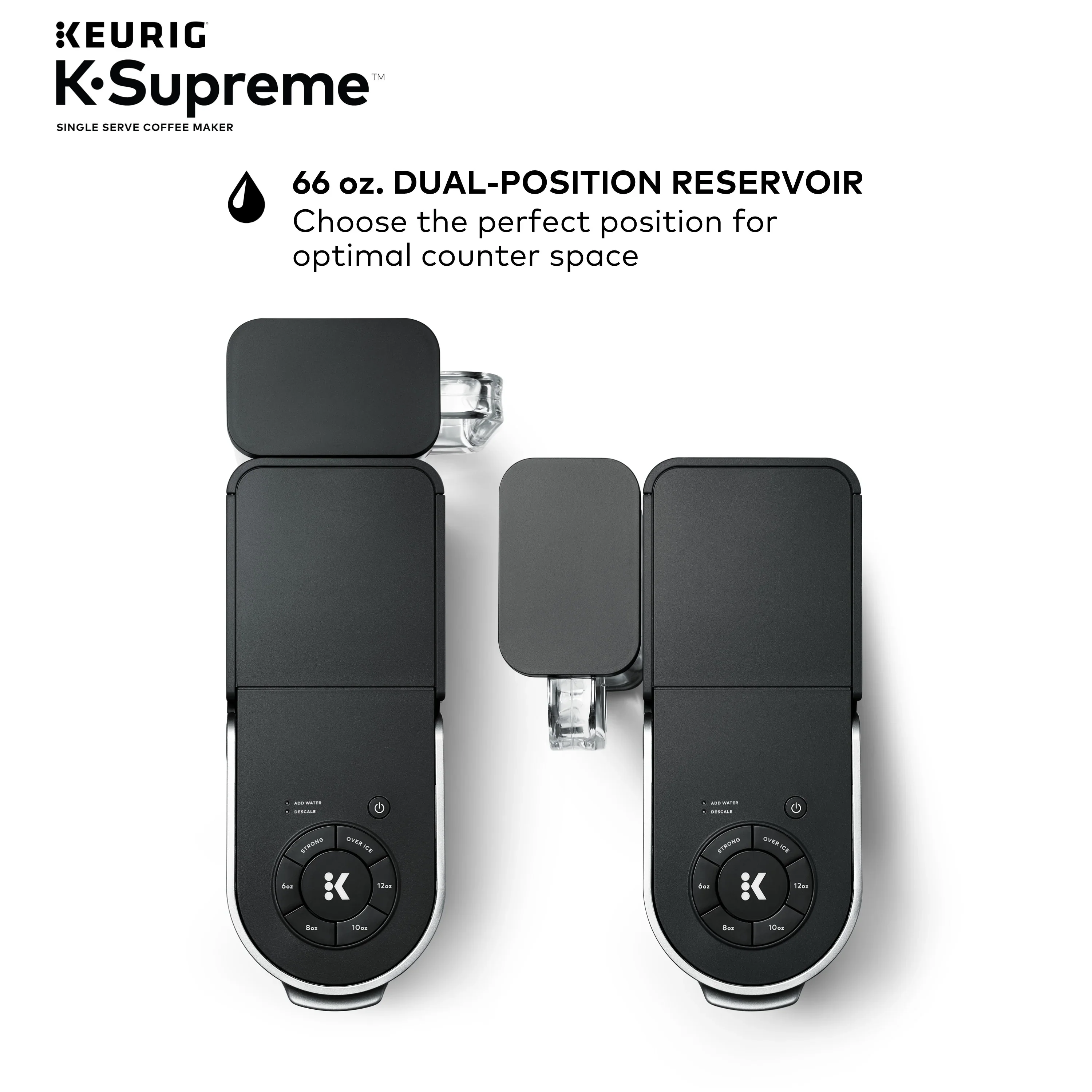 Keurig K-Supreme Black Single-Serve K-Cup Pod Coffee Maker