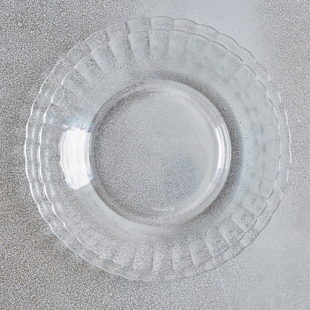 Assiette transparente Picardie