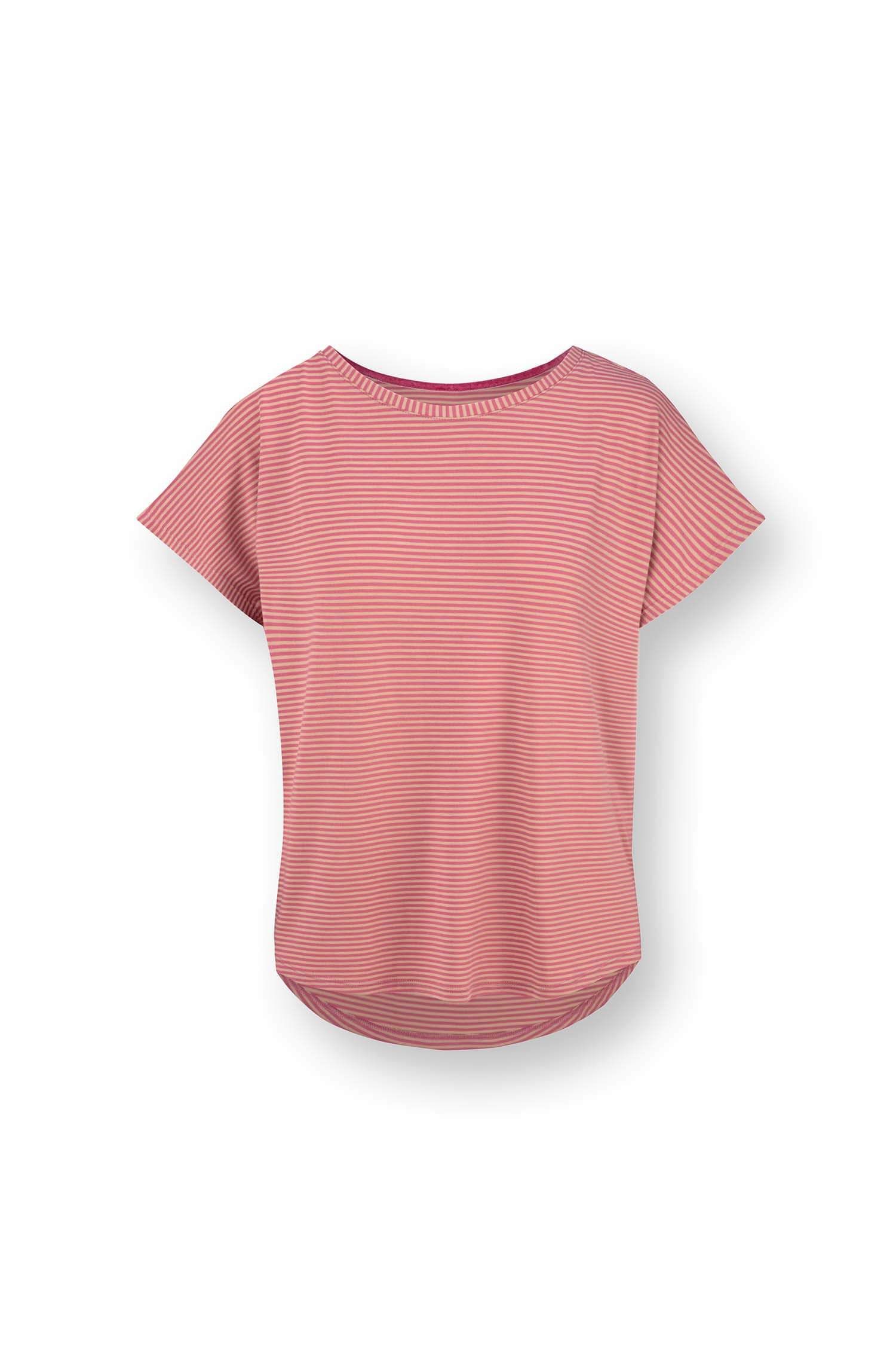 Tatum Short Sleeve Top Little Sumo Stripe Pink