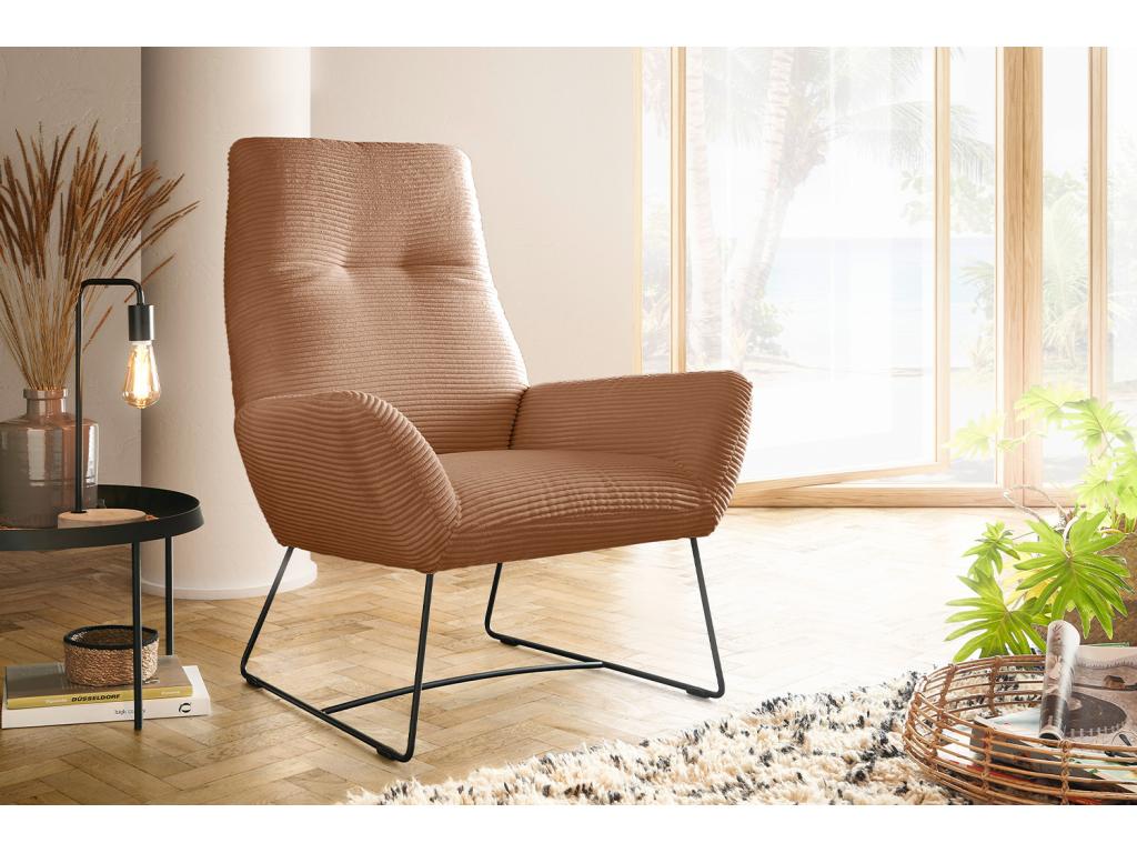Sillón - marrón pana - Homelyvo