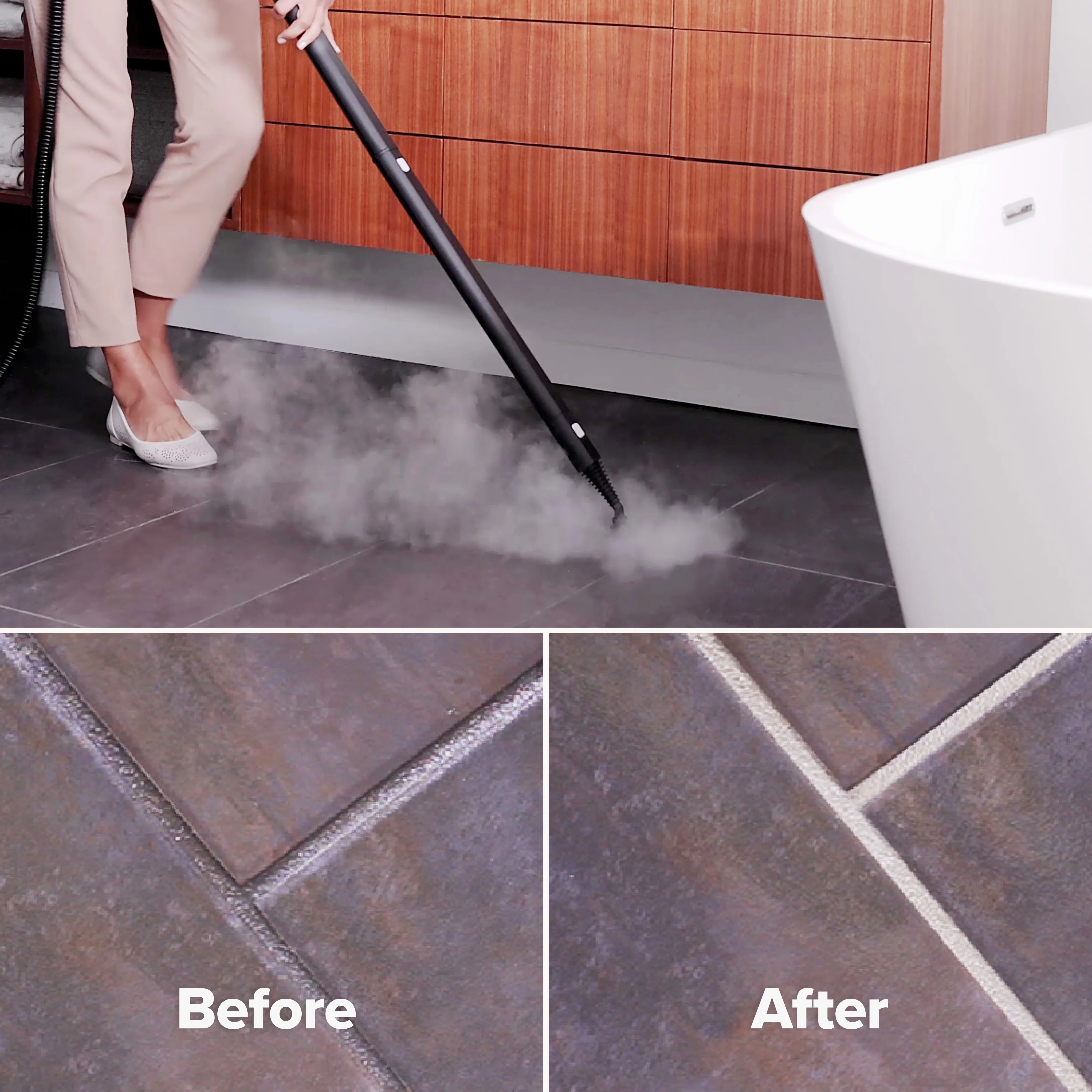 Dupray Neat Steam Cleaner 17-Piece Kit -?Our bestselling multipurpose steam cleaner with all the tools to clean, detail, sanitize*, deodorize floors, grout, bathrooms, kitchens and more. 1500w - Image 5