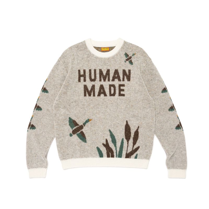 HUMAN MADE GRAPHIC KNIT SWEATER