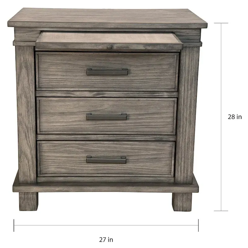 Simply Solid Asquith 6-Piece Solid Wood Bedroom Set