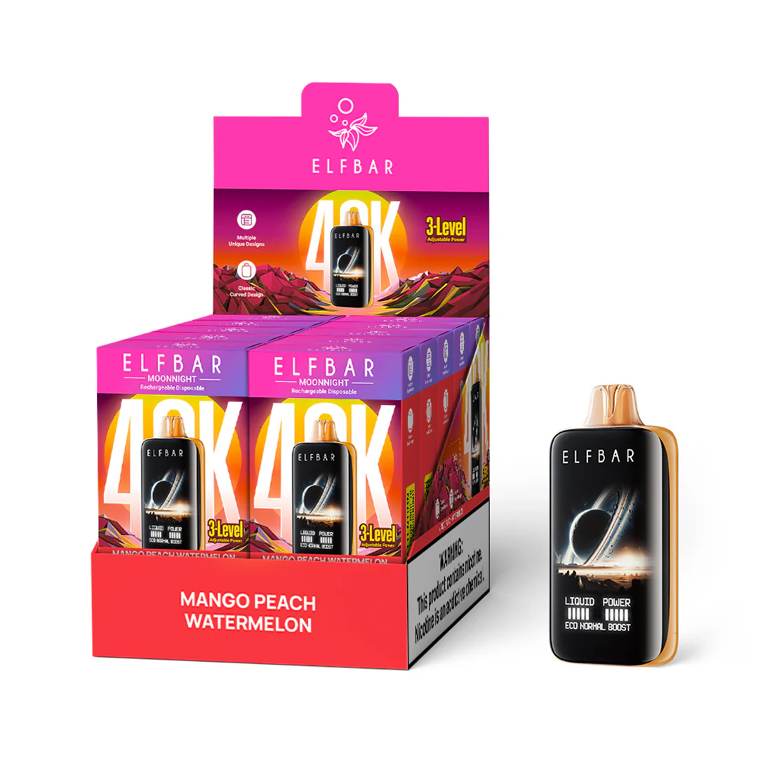 ELFBAR MoonNight cigarette électronique jetable rechargeable (toutes les saveurs)