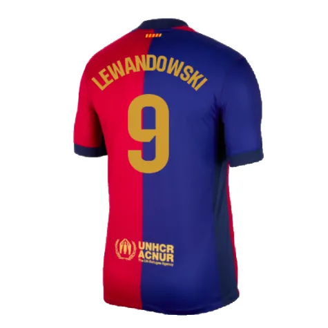 Kid's LEWANDOWSKI FC Barcelona 2024/25 Home Shirt