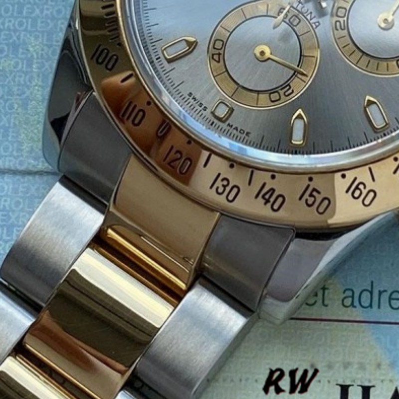 Rolex Daytona 116523 Stainless Steel Gray Slate Dial 40mm Mens Replica Watch