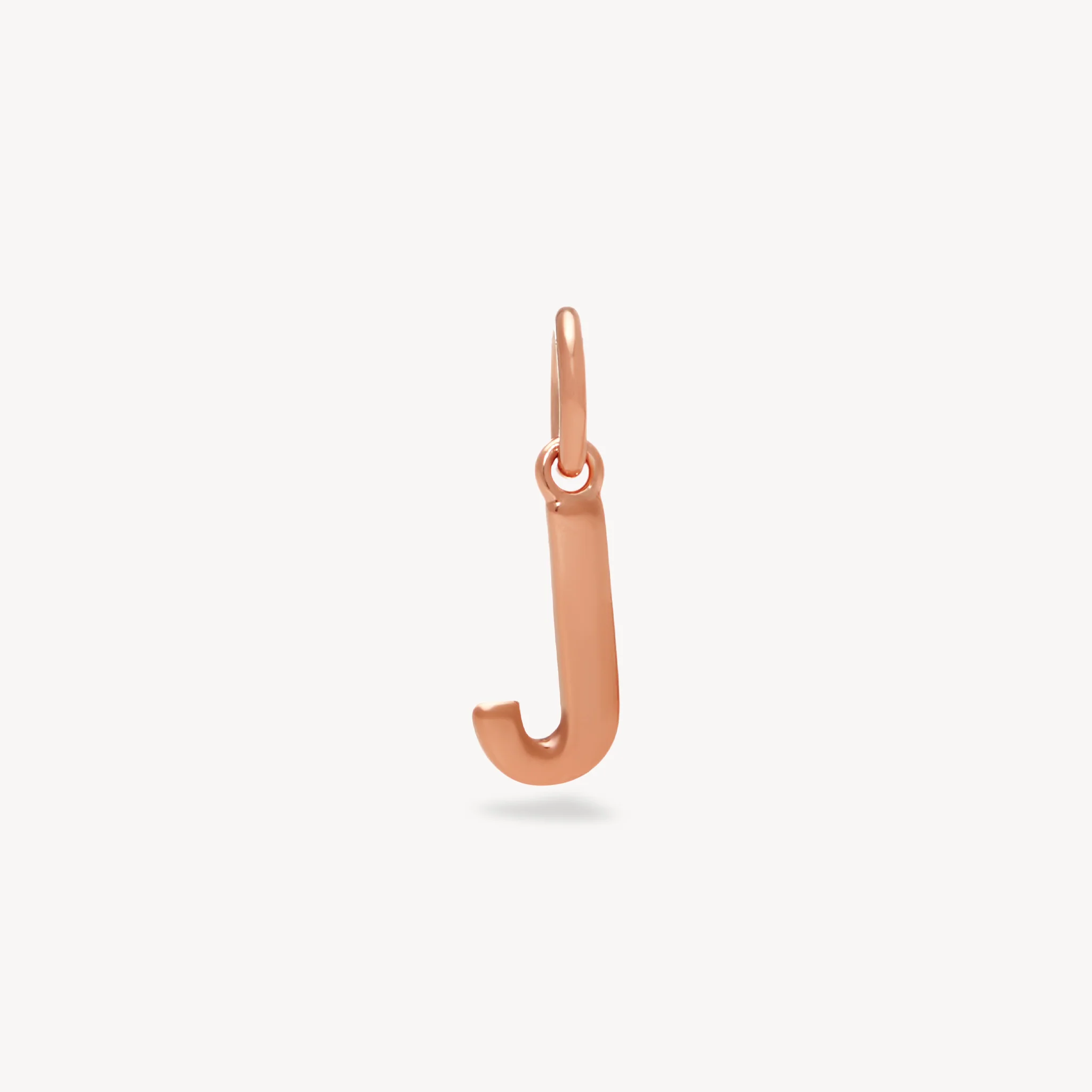 14k Rose Gold Vermeil Letter Charm