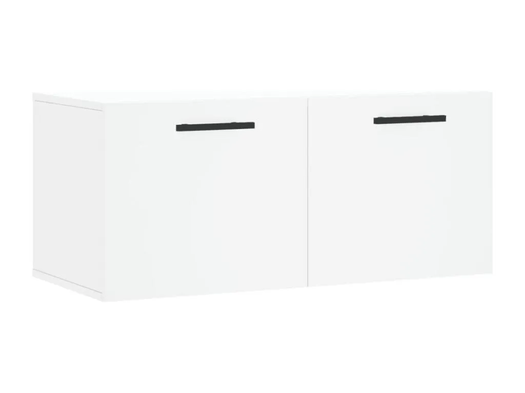 Andreuworldcasa Armario de pared Andreuworldcasa de ingeniería blanco 80x36.5x35 cm
