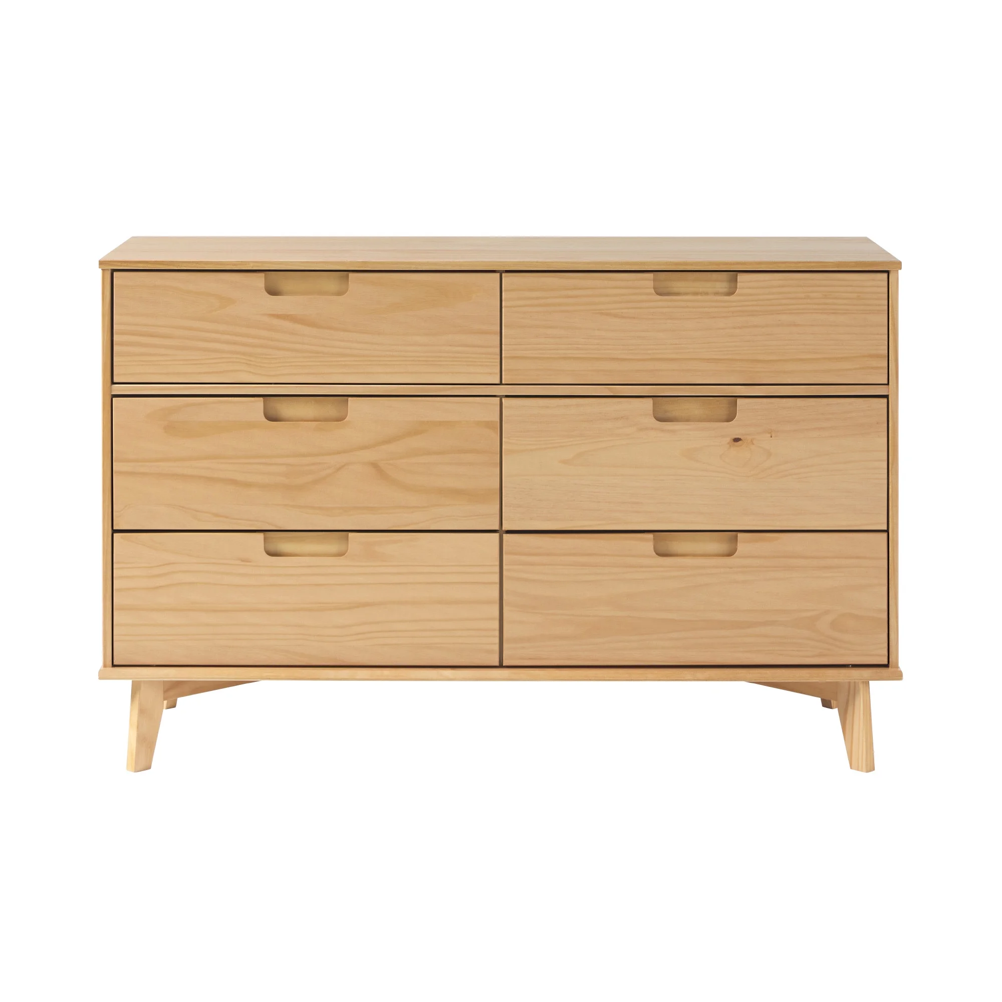 Walker Edison Sonoma 6-Drawer Solid Wood Caramel Dresser - Image 18