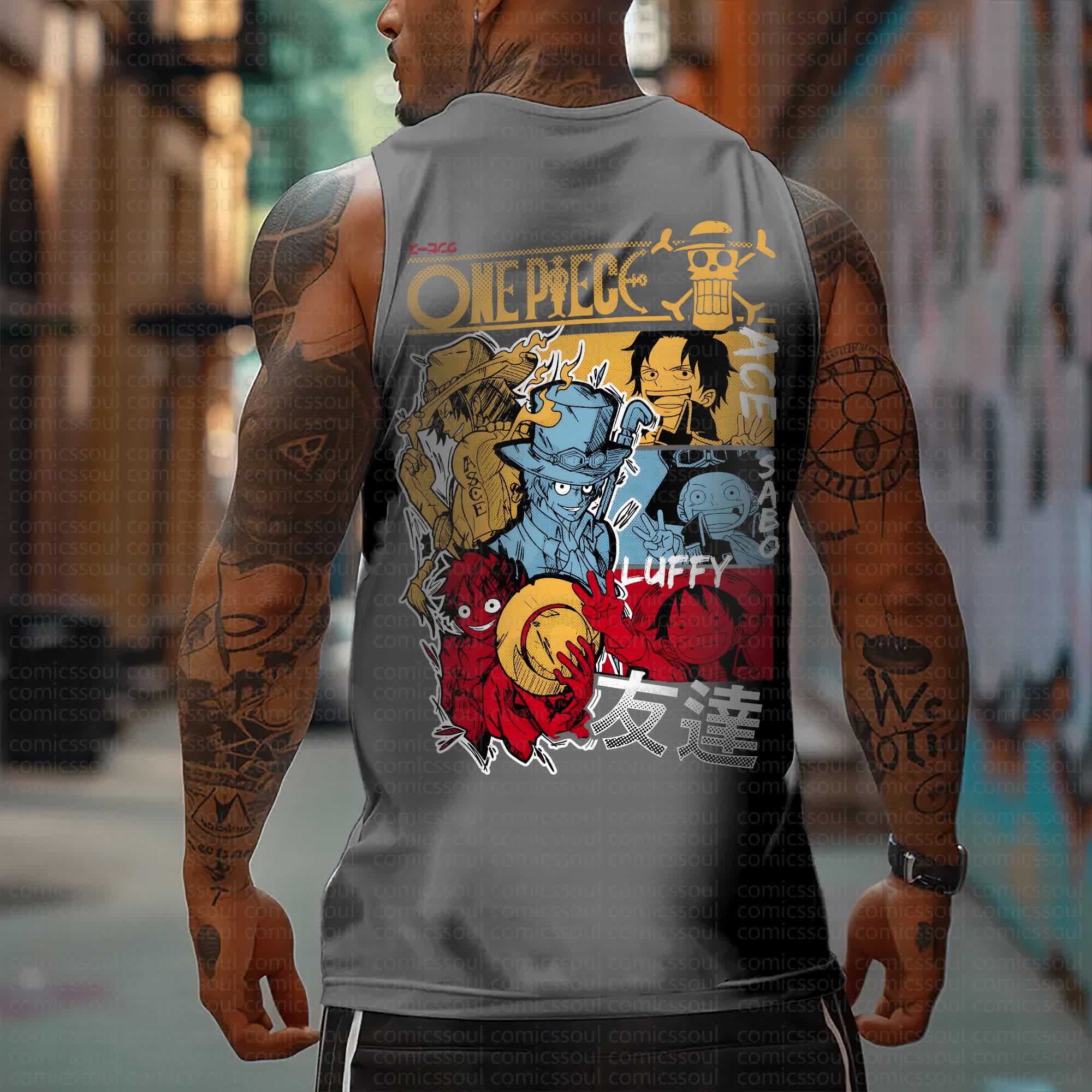 Unisex  “Comicssoul” Casual Anime  Tank Top