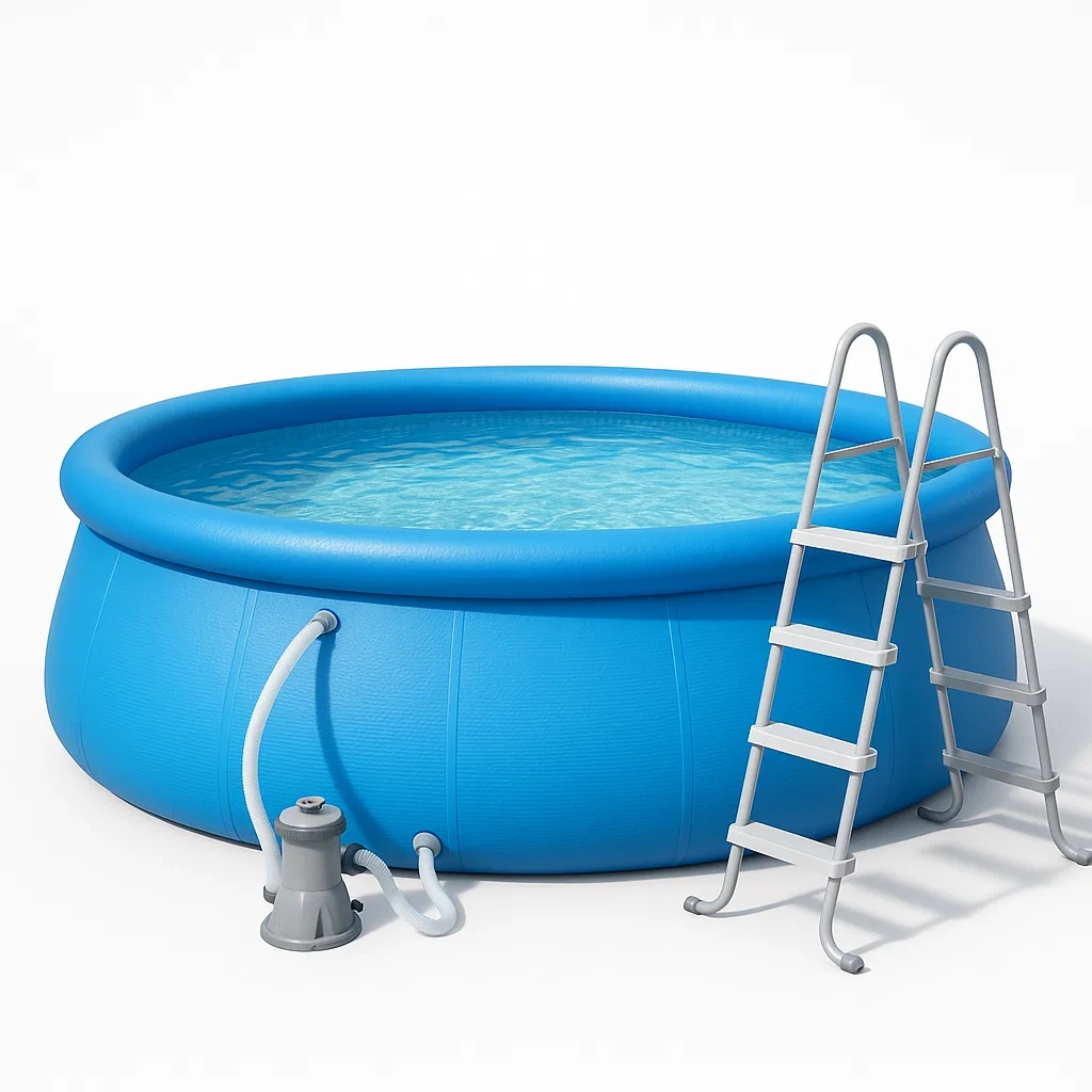 Piscina desmontable redonda 305x76cm con depuradora, azul pQPbgrEeO6CP