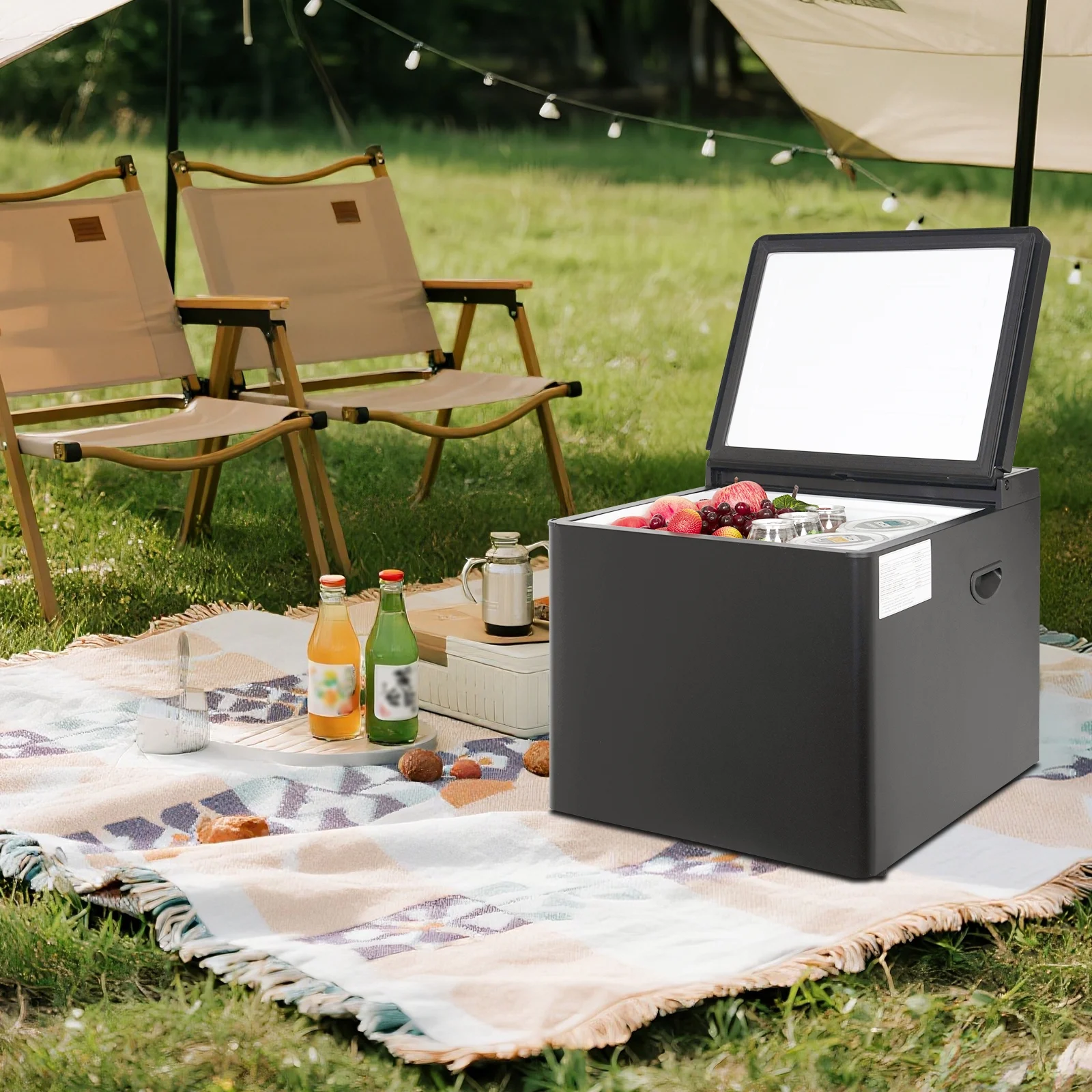 Smeta Chest Freezer LPG/12V/110-120V Refrigerator Outdoor Travel Fridge 1.6 Cu ft Indoor Car - Image 11