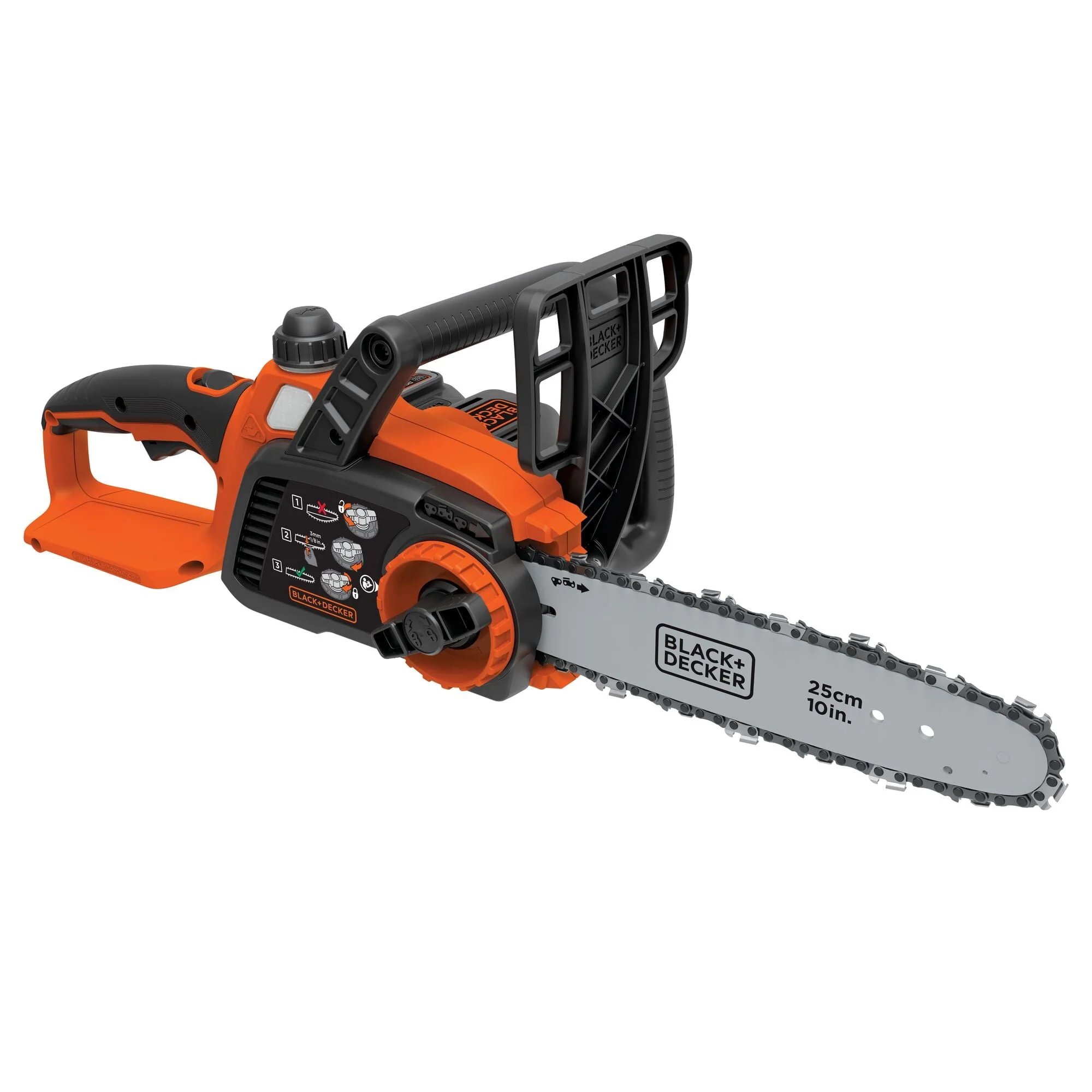 BLACK+DECKER LCS1020 20V MAX Lithium 10 in. Chainsaw - Image 2