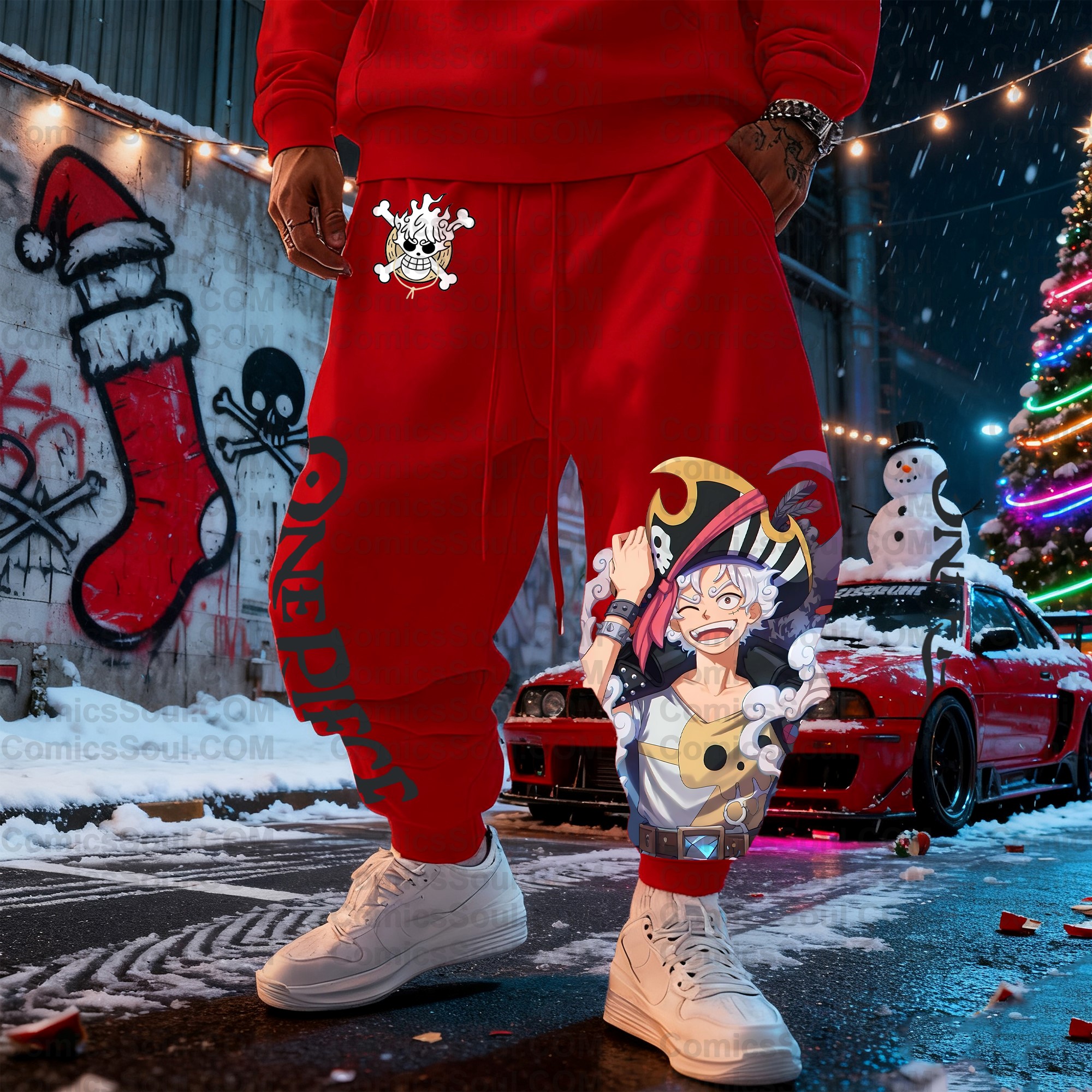 top sellerUnisex Casual Anime Streetwear Pants TeeThreads Sustain the Scene with Custom Apparel