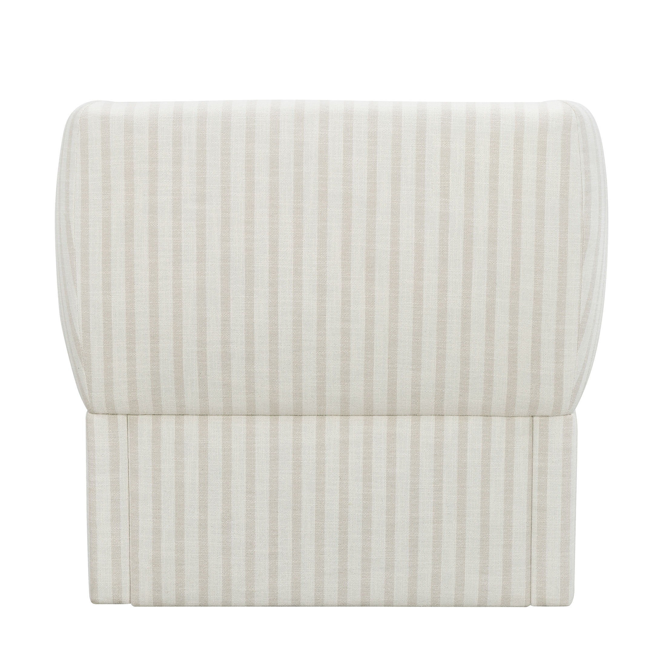 Beautiful Small Space Accent Chair by Drew Barrymore, Beige and White Linen - Image 11