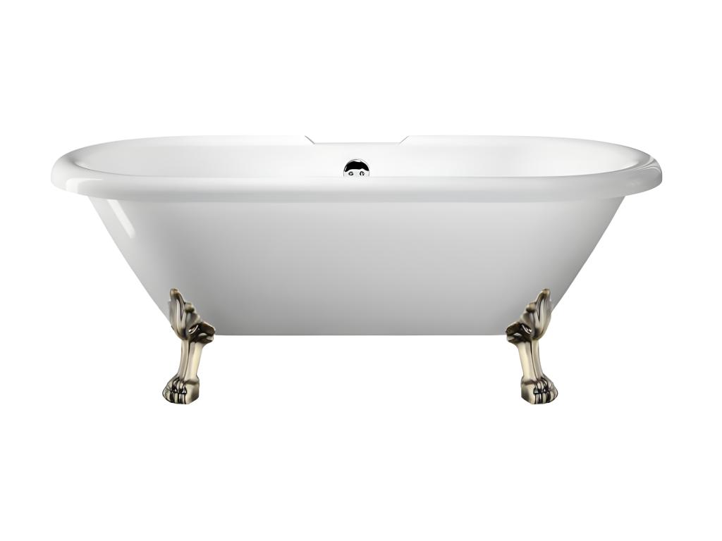 Bañera con patas CHELSEA 170 cm patas LEÓN BRONCE ENVEJECIDO