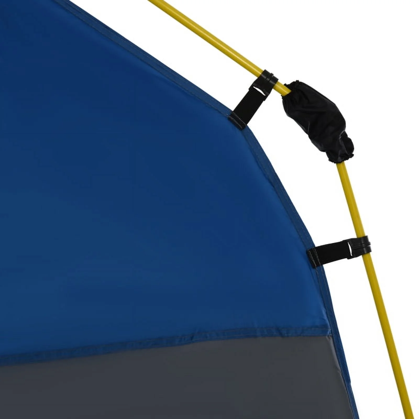 Outsunny Camping Tents 4 Person Pop Up Tent Quick Setup Automatic Hydraulic Family Travel Tent w/ Windows, Doors Carry Bag Included, Blue - Image 4