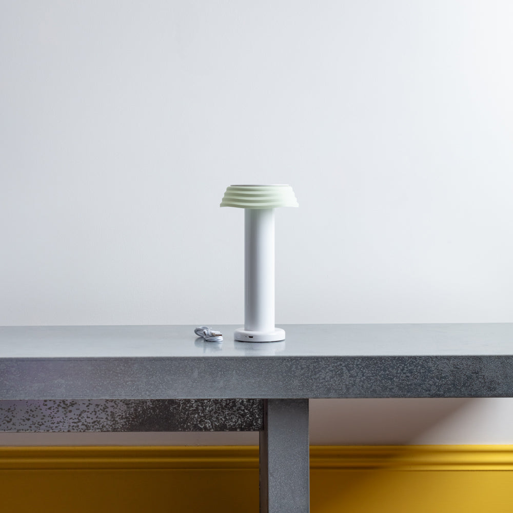 Lampe portable rechargeable - Blanc Vert - Sowden