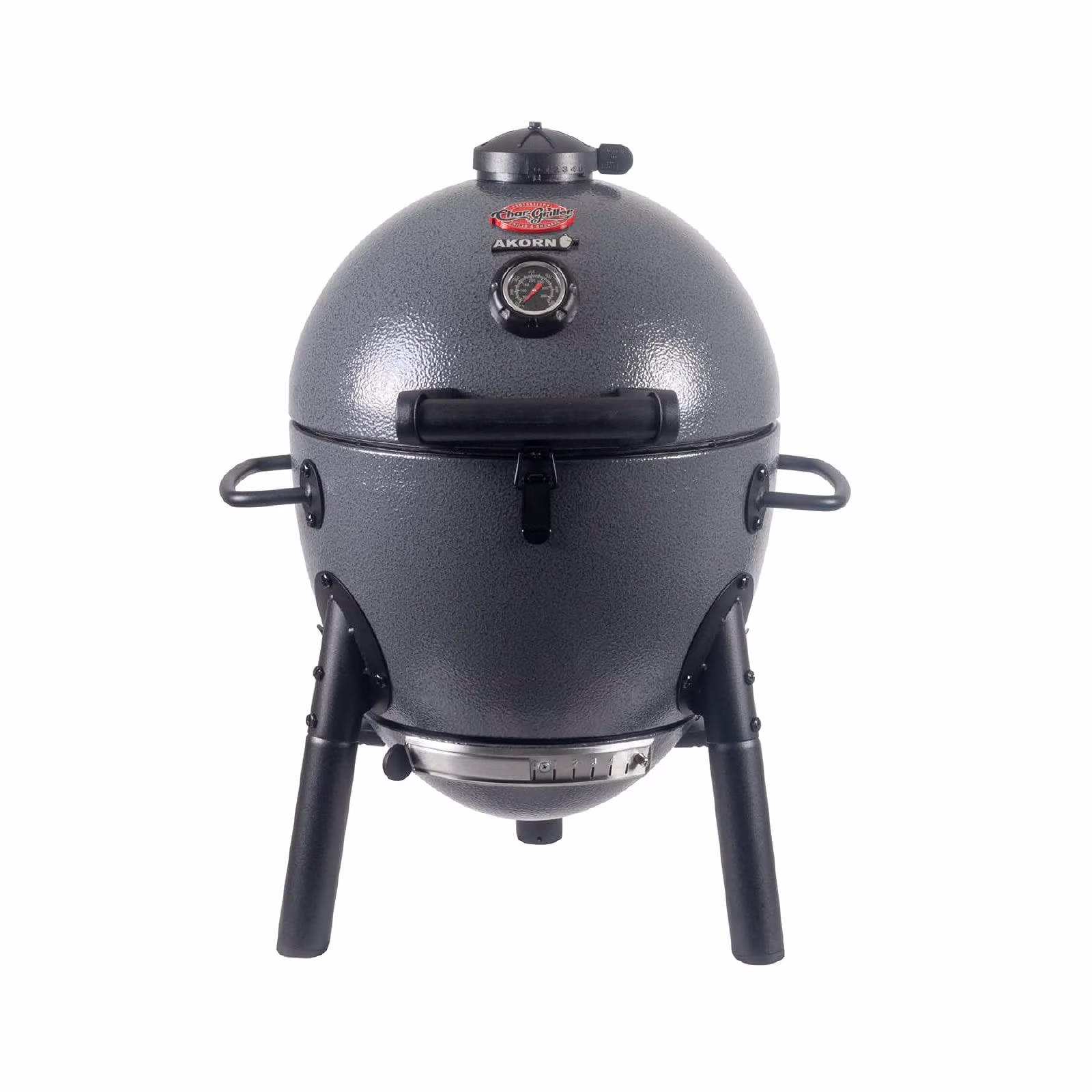 ? Akorn? Jr. Portable Kamado Charcoal Grill and Smoker with Cast Iron Grates and Locking Lid with 155 Cooking Square Inches in Ash, Model E86714