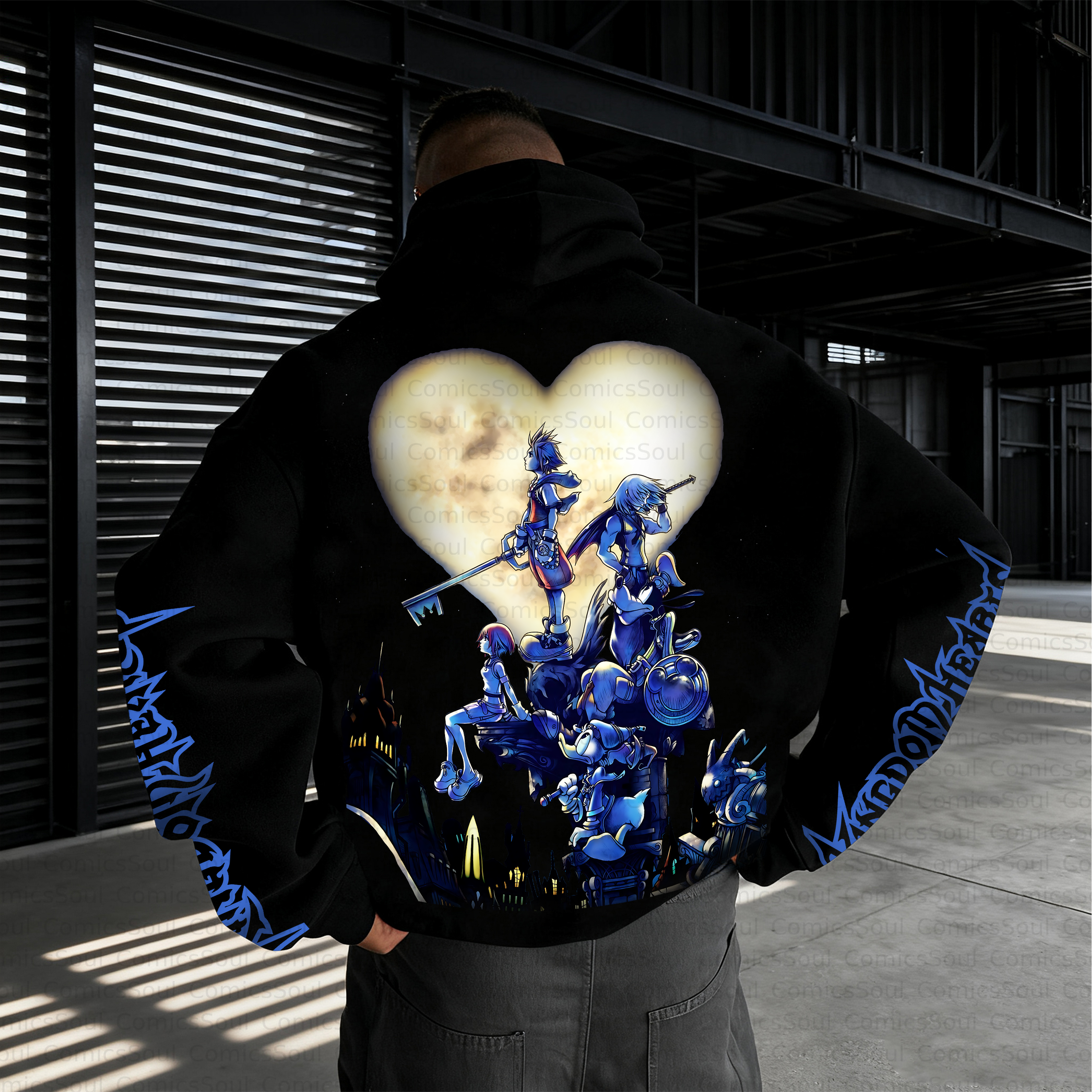 Unisex Anime Inspired Vintage Plush Hoodie