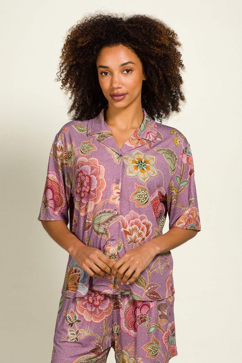 Flora Top Short Sleeve Matata Lilac