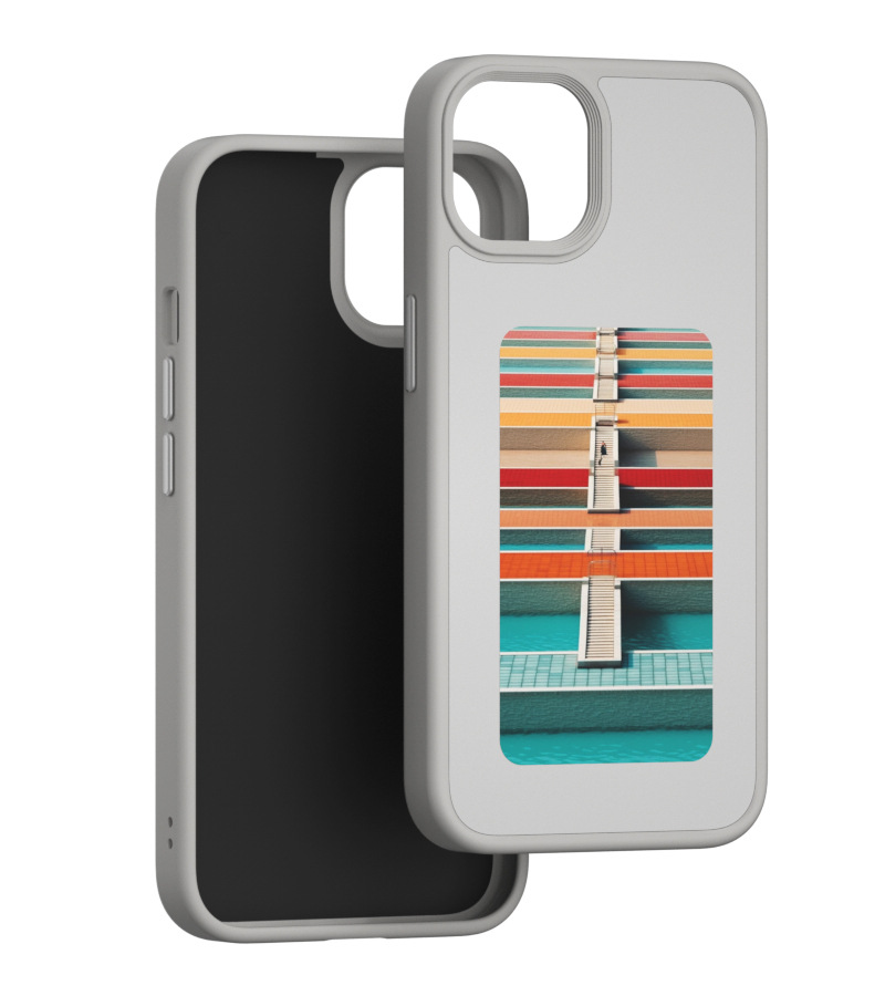 2024 New Four-color DIY Ink Screen Phone Case for iPhone