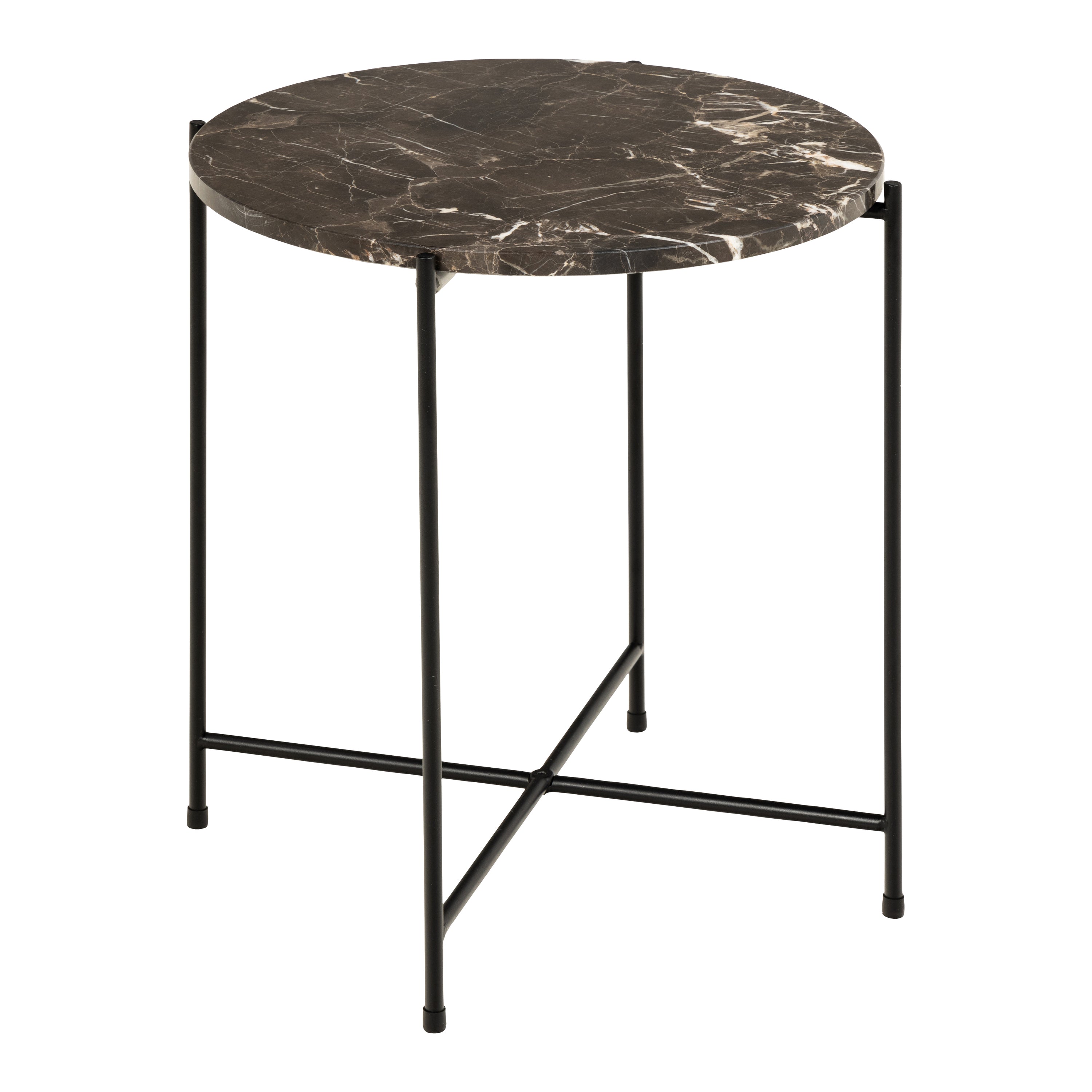 Blokker Dainty Bijzettafel Ø 42 cm - Bruin