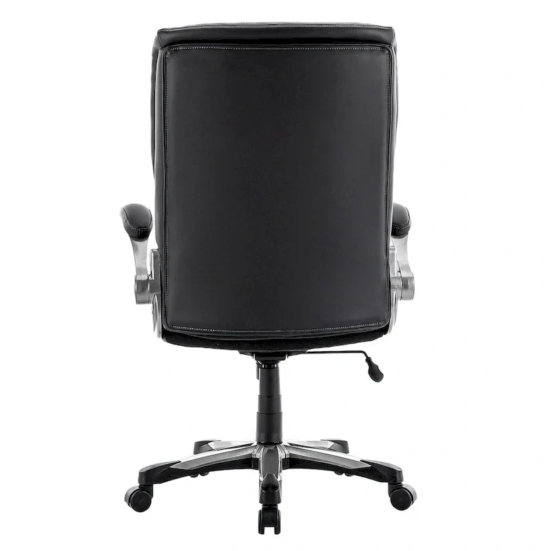 Ergonomic Office Chair with High Back Flip Up Armrests and Rolling Base