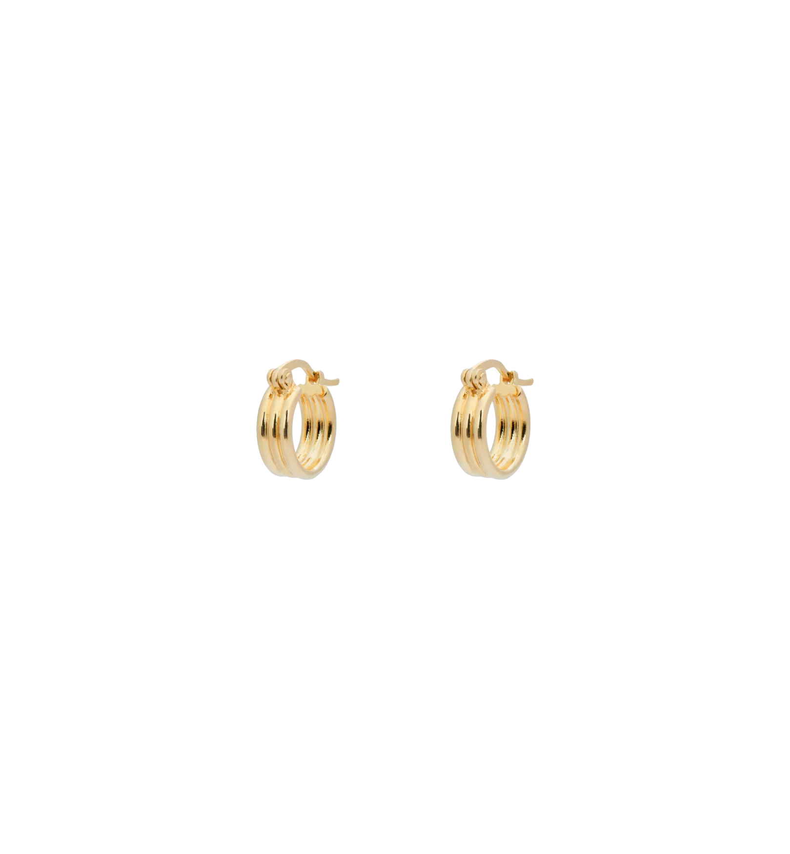 Small Poetic Ring Earrings