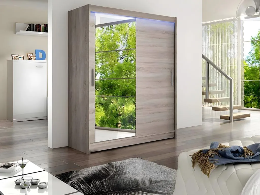 Armario Alkihogares 112 Trufa Alkihogares 200x150x58cm Puertas de armario - Correderas