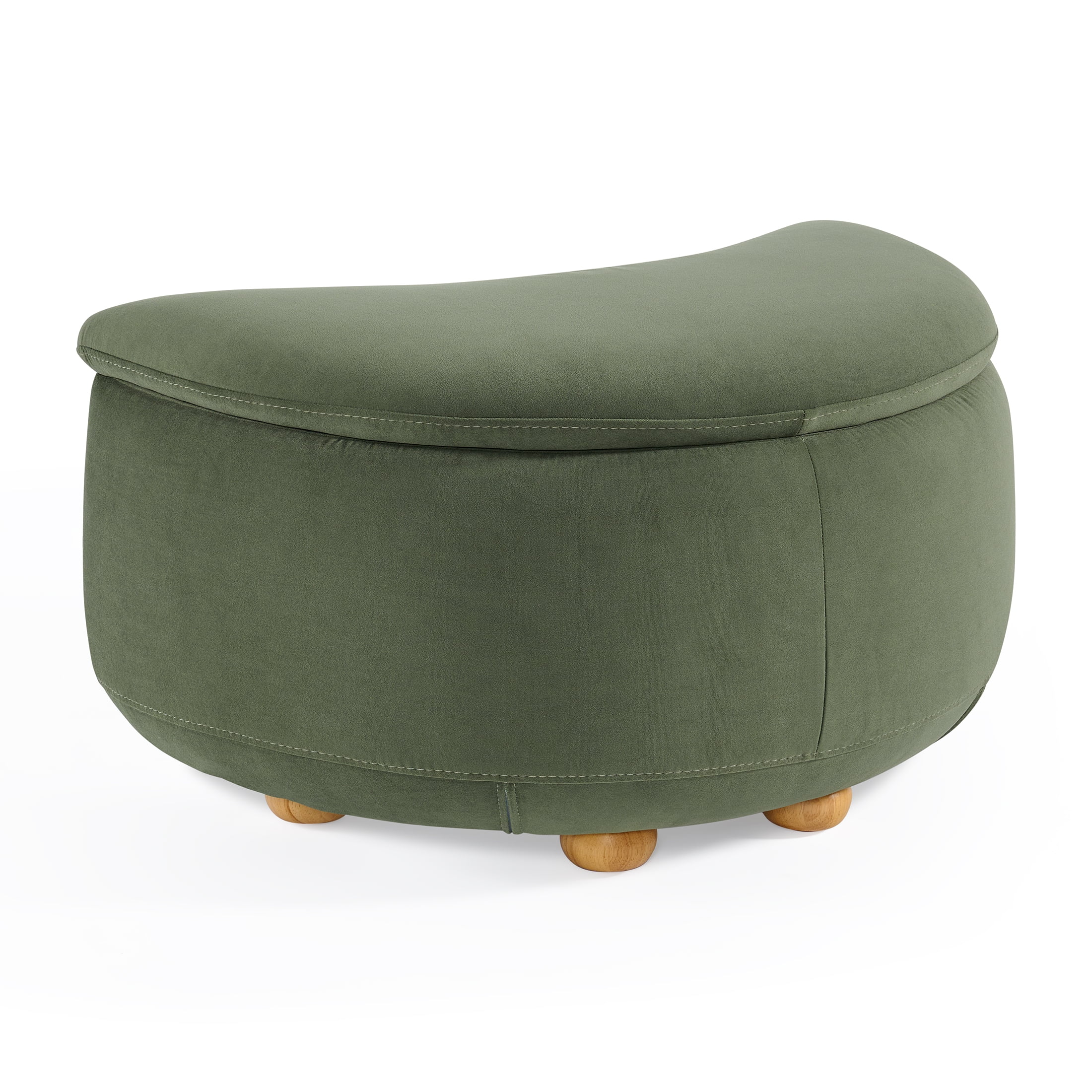 Better Homes & Gardens Juliet Modern Boucle Chaise & Storage Ottoman, Pearl - Image 19