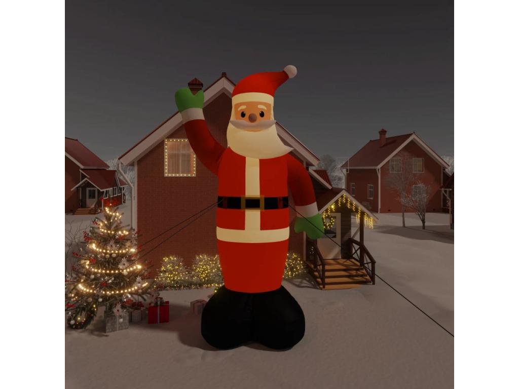 Papá Noel inflable de Navidad con LED 820 cm