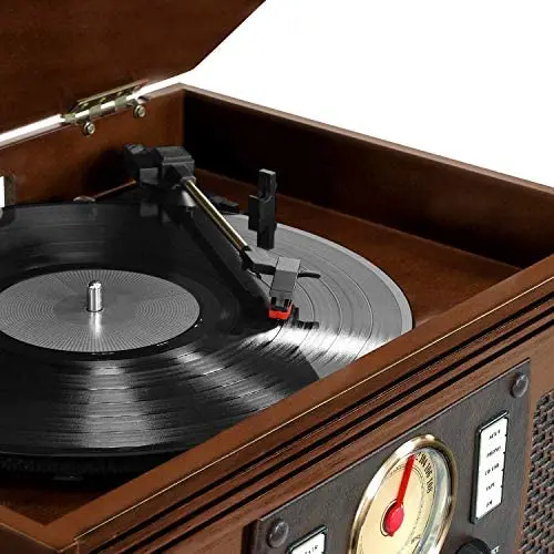Victrola 8-in-1 Bluetooth Record Player With Built-In Speakers And Wireless Streaming - Image 15 Victrola 8-in-1 Bluetooth Record Player With Built-In Speakers And Wireless Streaming - Image 15