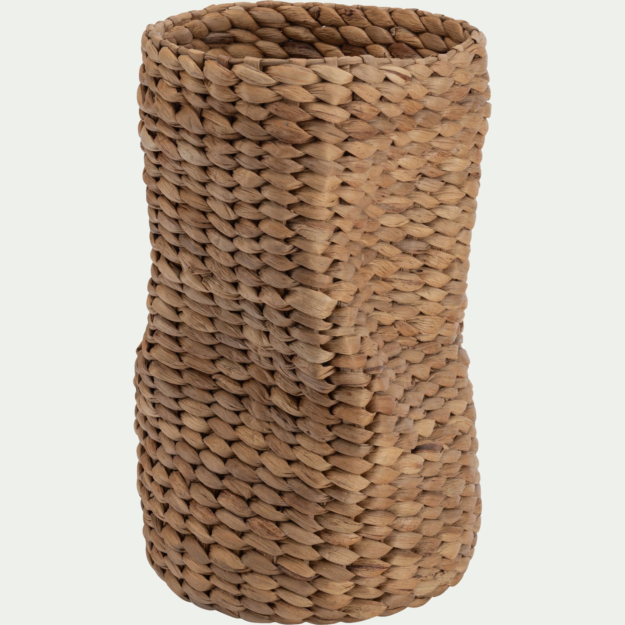 BEAUSSET - Vase contemporain en jacinthe d'eau H46cm - naturel