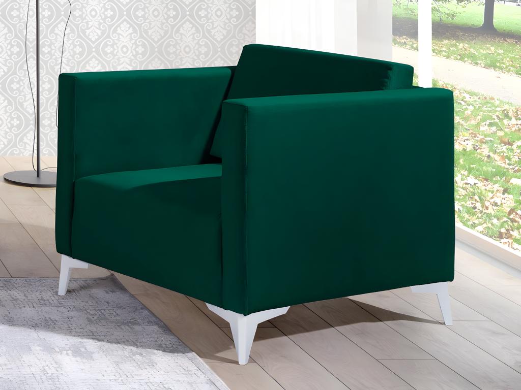 Sillón Nestleano K102 - Verde - 74x76x82cm - Tapiz - Patas Plástico