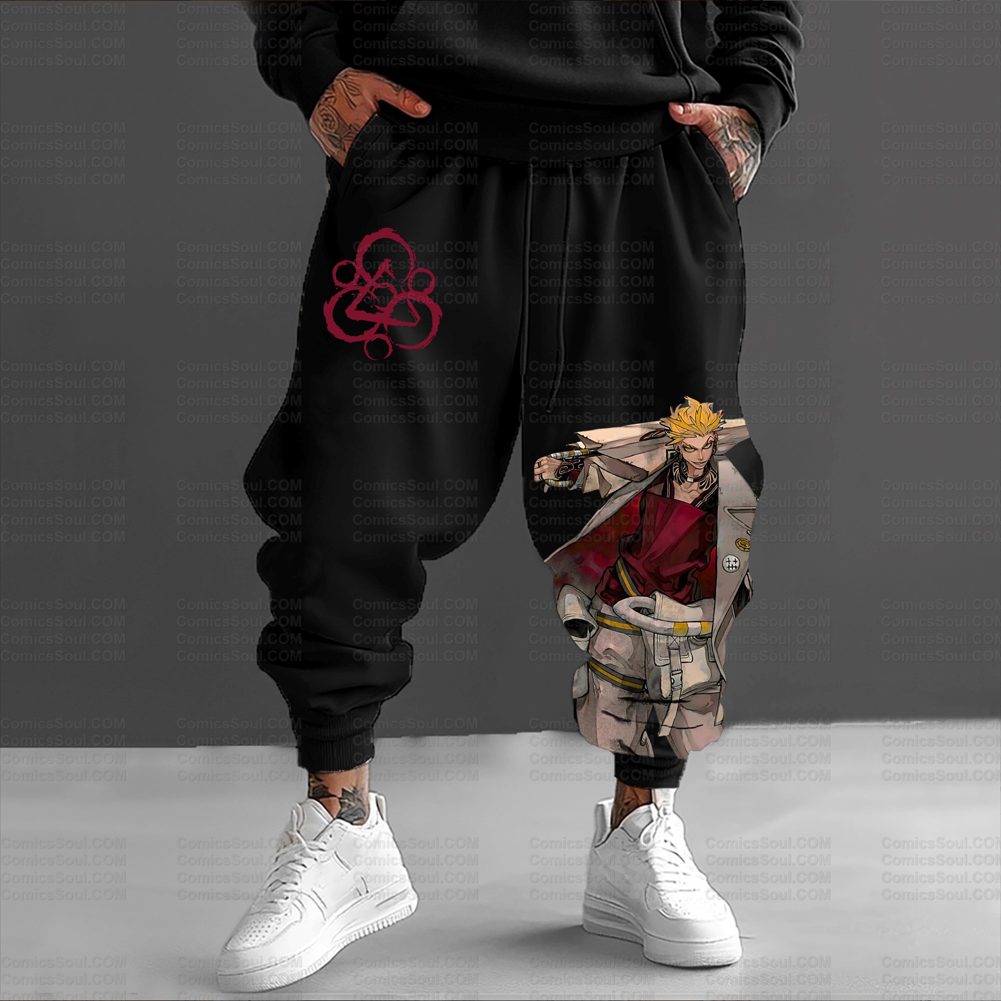Unisex Anime Inspired Vintage Pants