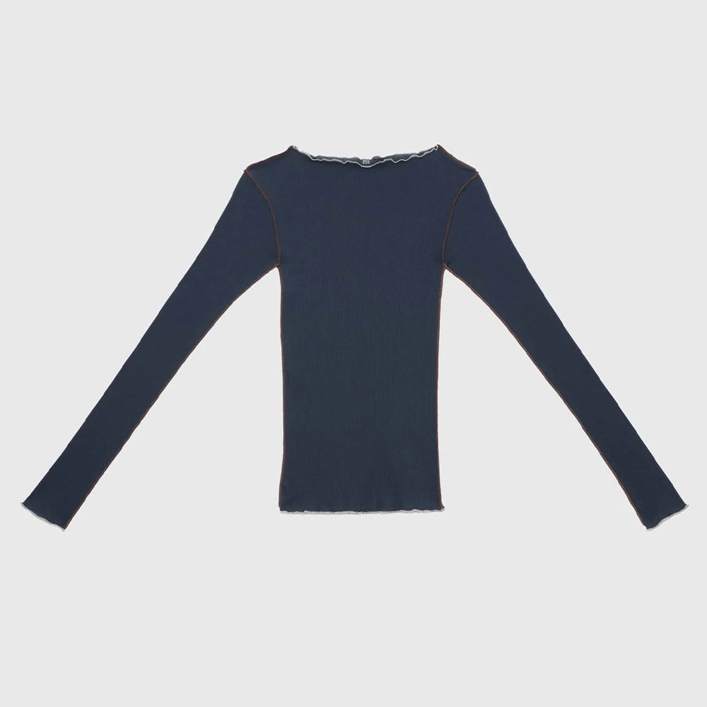 Baserange - T-Shirt Vein - Preston Blue