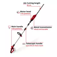 Cl. Telescopic Hedge Trimmer GE-HH 18/45 Li T-Solo