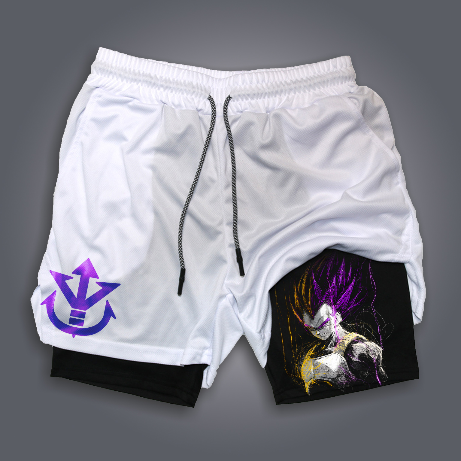Unisex Anime Print Drawstring Comicssoul Shorts