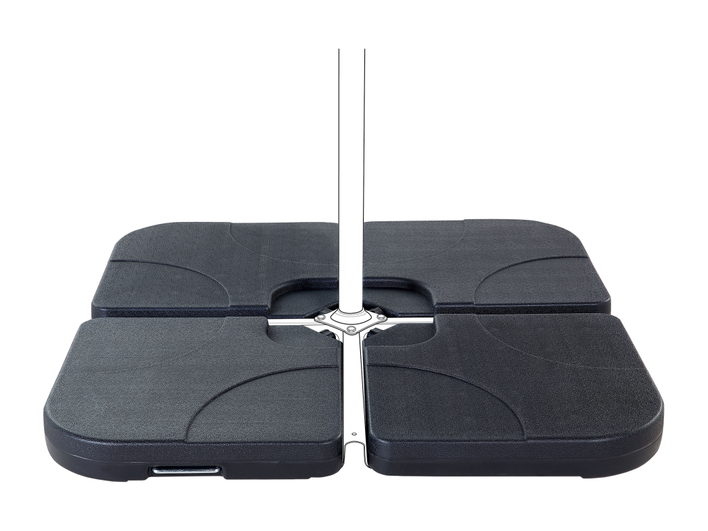 Base para sombrilla CARIA Negro Cuadrada