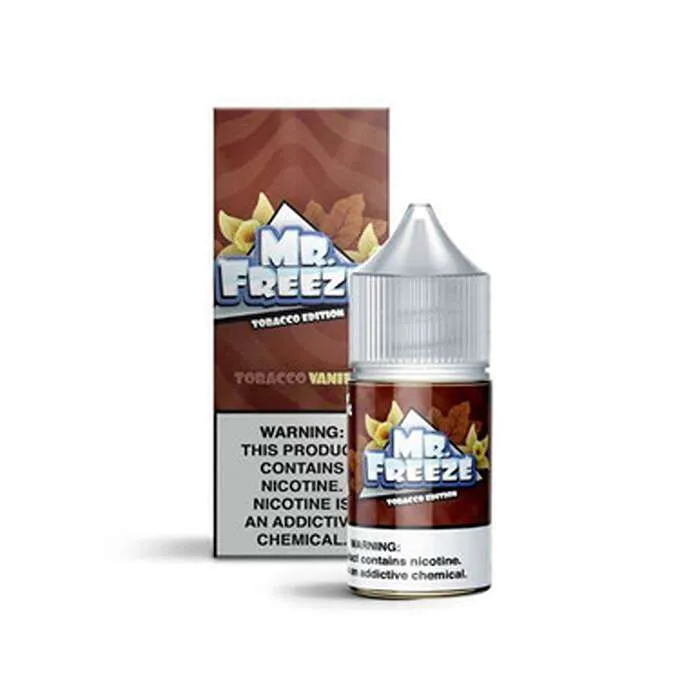 mr freeze tobacco vanilla Tobacco Vanilla Nicotine Salt by Mr. Freeze