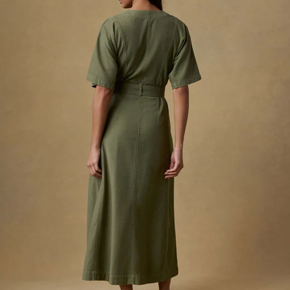 Faherty - Robe Camille - Vert Mousse