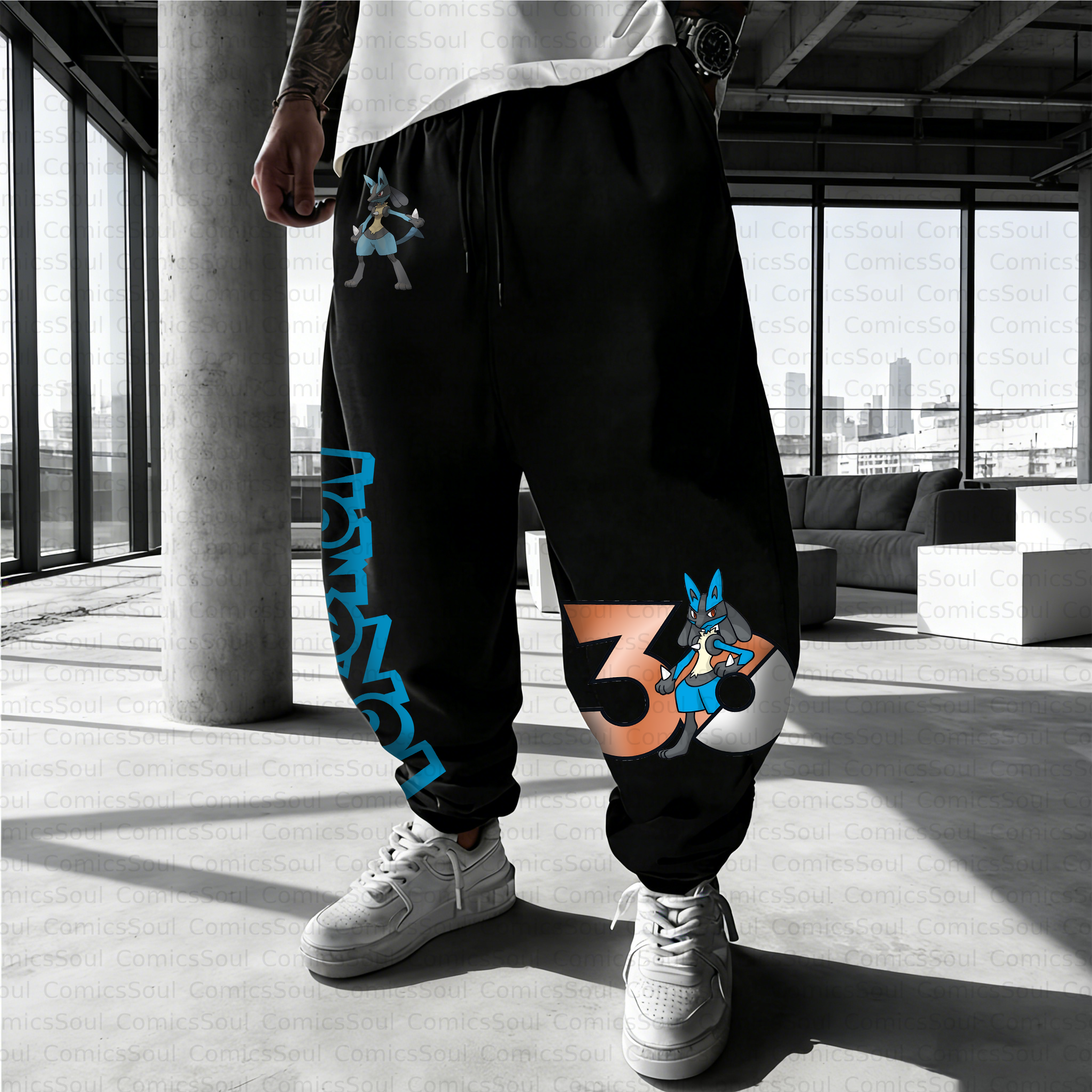 Unisex Casual Anime Streetwear Pant