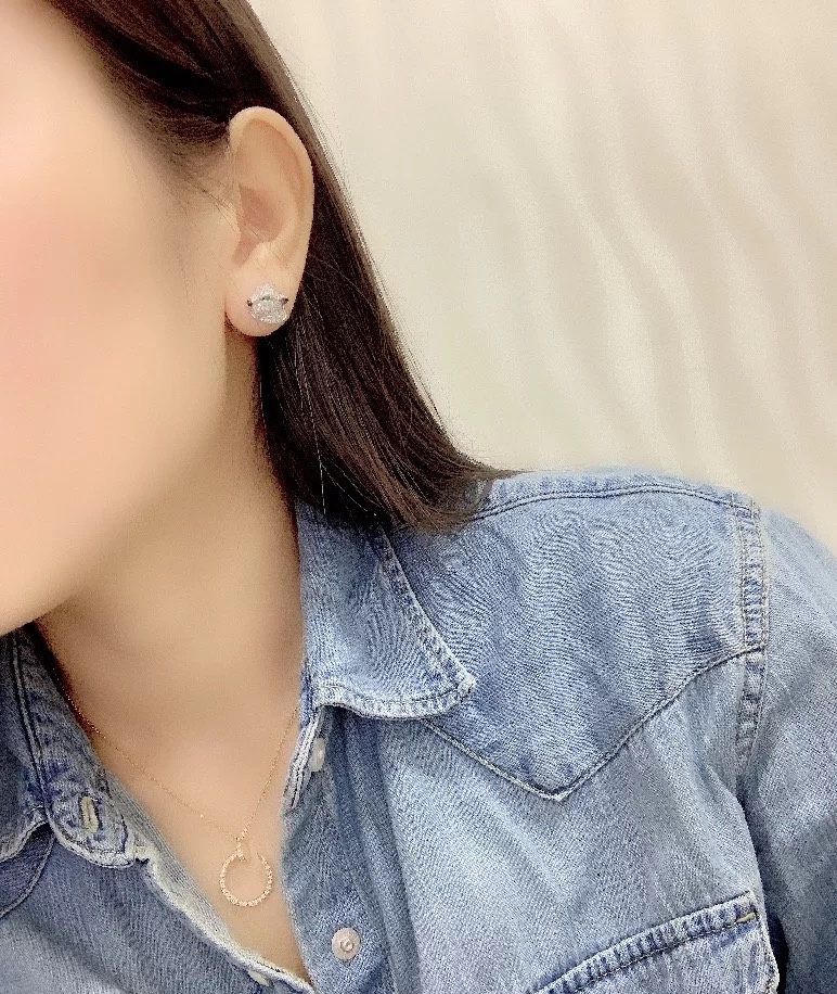 Cartier Full Paved Diamond Leopard Stud Earrings - Original Replica Club